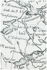 Carte tirée du roman de Jules Verne